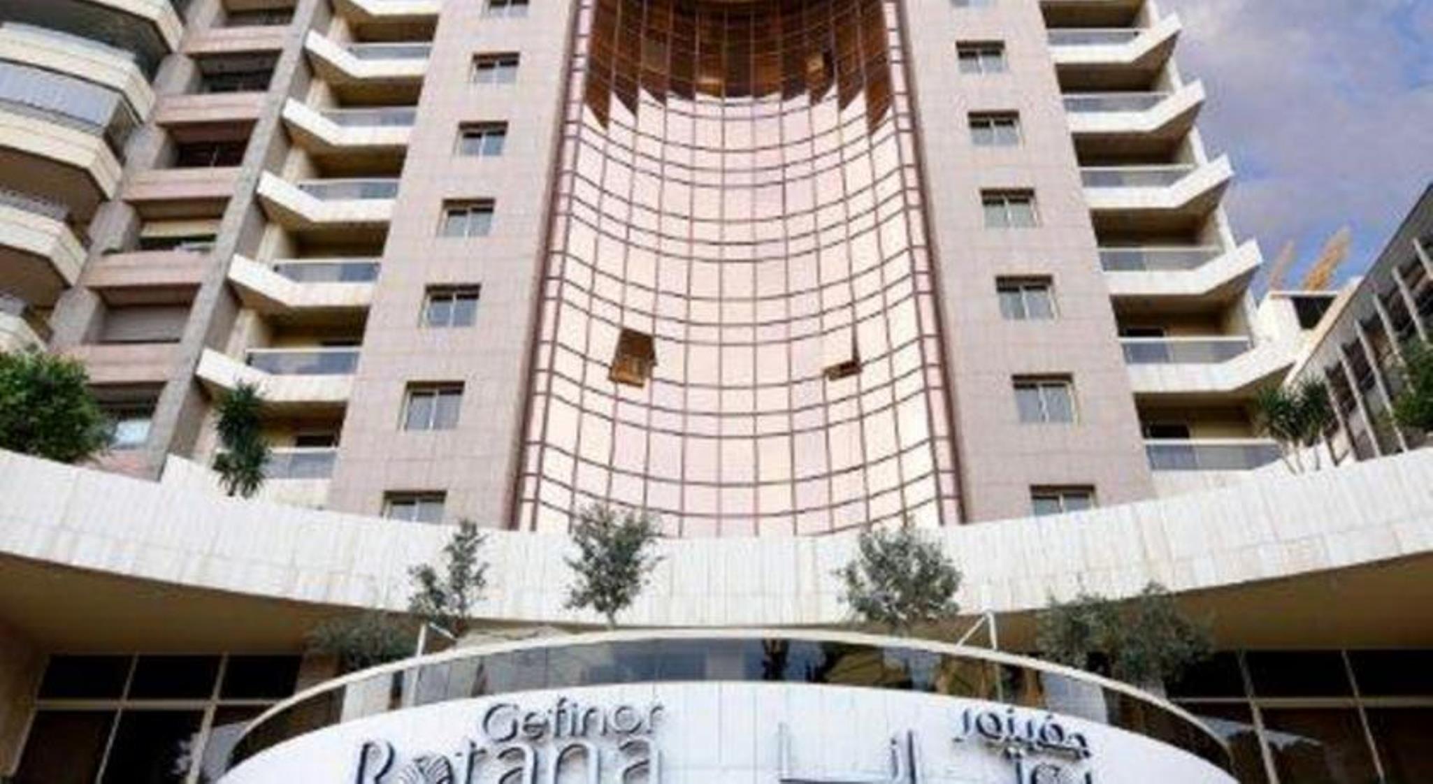 Gefinor Rotana - Beirut Hotel Exterior foto The hotel's entrance